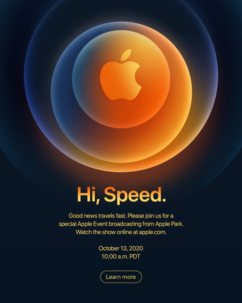 Apple October 13 Event Invitation